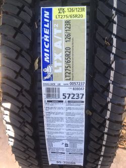 Michelin ltx a/t2 tire
