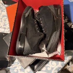 Jordan 3 black cat sz10.5