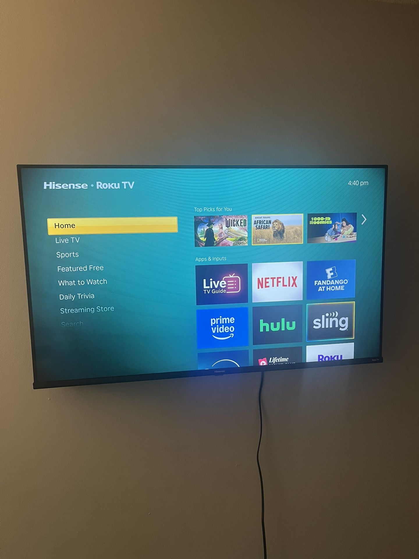43 Hisense Roku 
