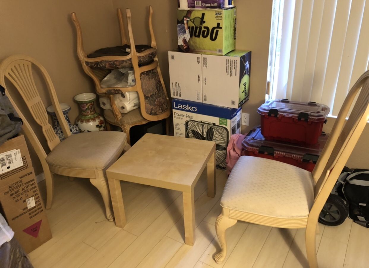 Two Chair and Table