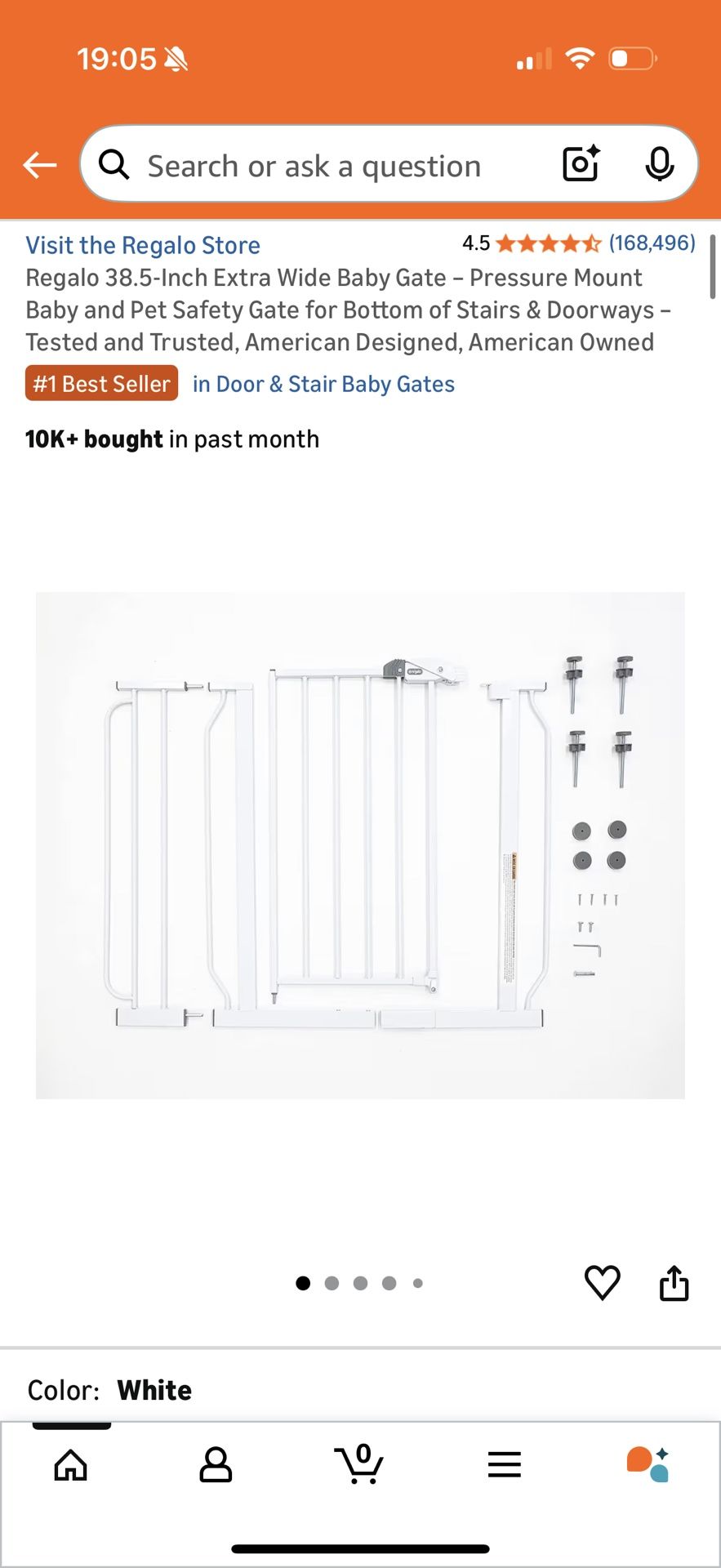 Baby Gate Extra Wide