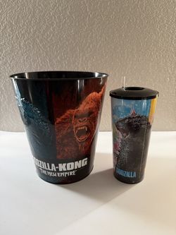 Godzilla x Kong The New Empire Popcorn Bucket and Tumbler Set