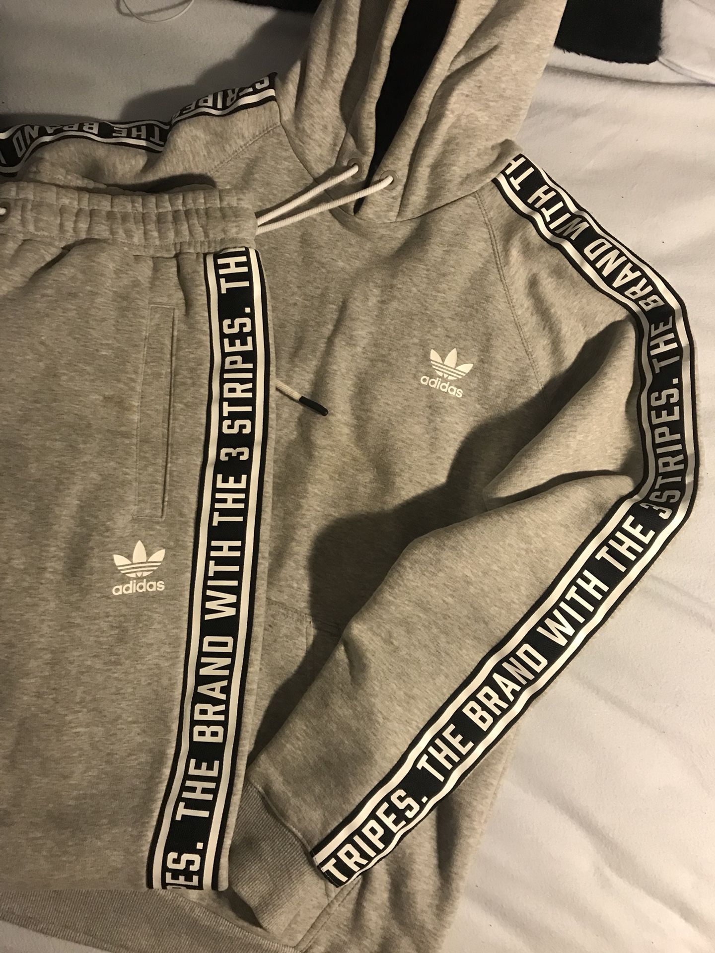 Adidas - Stars and Stripes - Hoodie & Sweats Jumpsuit Grey Size Large