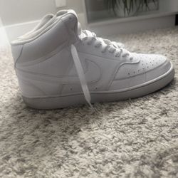 Men’s White Size 11 Nike Court Vision Mid Top Sneakers