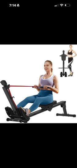 Rowing machine foldable