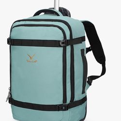 Rolling Backpack 42L  with Wheels Carry on Luggage