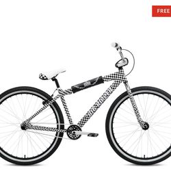 SE Bikes Big Ripper 29" BMX Bike CHECKERBOARD 