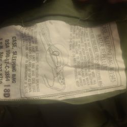 Military  M1945& M1949, Sleeping Bag& Case