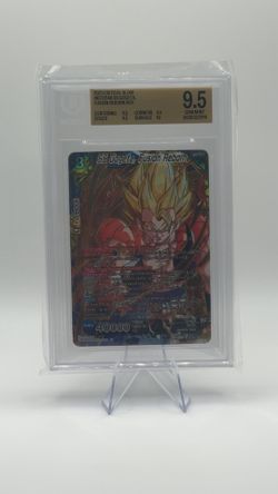 2023 DBS BT22-140 SCR SS Gogeta, Fusion Reborn Secret Rare Critical Blow BGS 9.5
