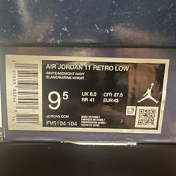 Jordan 11 Retro Low “diffused Blues”