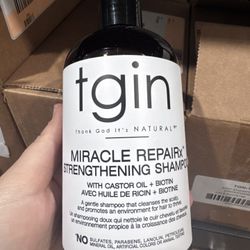 SHAMPOO - TGIN - Natural / Castor oil + Biotin