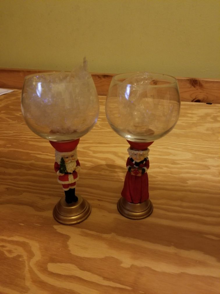 Christmas goblets