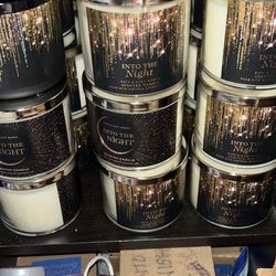 Into The Night 3 Wick Candles /Bath & Body Works