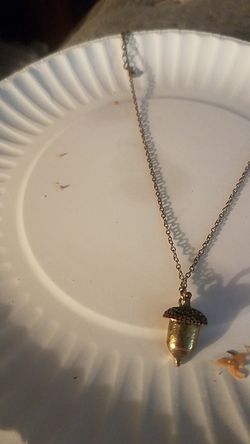 acorn necklace