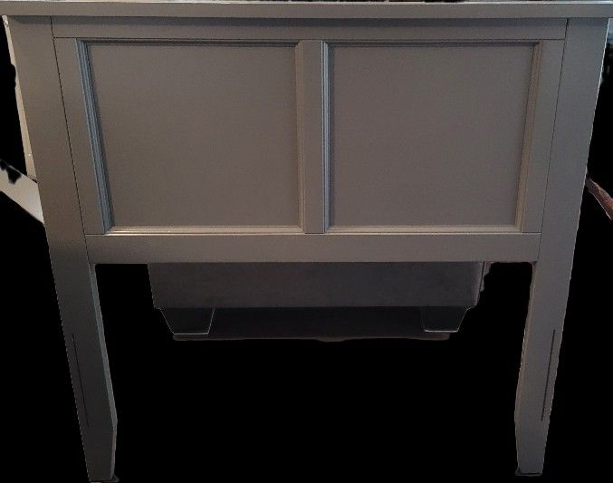 Twin Bed Frame - Gray Painted