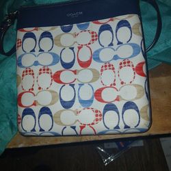 Coach Signature North/South Swingpack crossbody bag