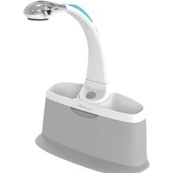 The First Years Rain Showerhead - Soothing Attachable Baby Spa Sprayer with Rotating Arm - Showerhead for Baby Bath Tubs