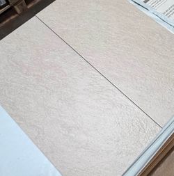 Coral Italia Alpe Ivory Matte 12 in. x 24 in. Quartzite Stone Look Porcelain Floor and Wall Tile (15.50 sq. ft./Case)