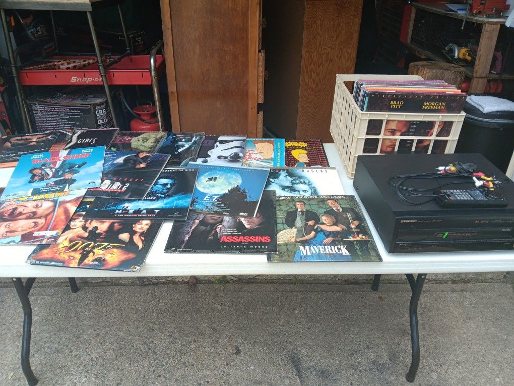 Laser Disc's/Player (Bulk)