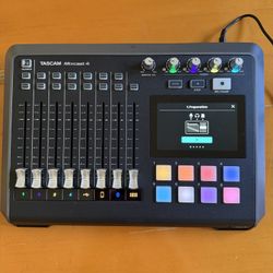 Tascam Mixcast 4 Podcast Studio Mixer, Recorder, USB Audio Interface, And streamer