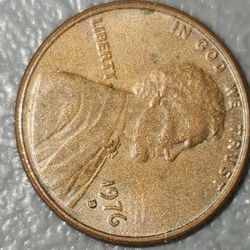 1976 Lincoln Brown Penny 
