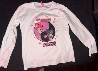 Girl Sanrio My Melody and Kuromi long sleeve shirt
