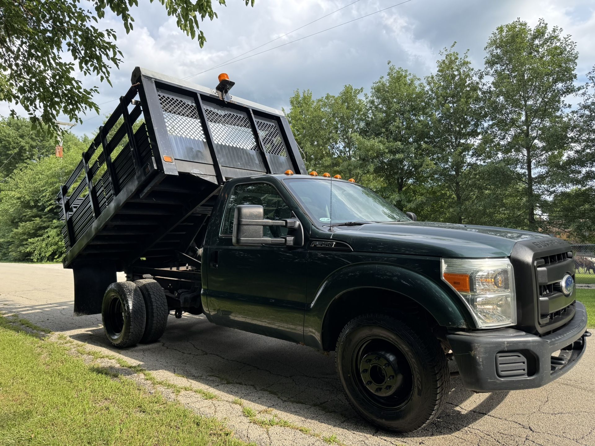 Selling A 2011 Ford F350 Dump Truck Single Cab Toro Dingo Exmark Wright Stander Scag Trailer Stihl Echo John Deere Hustler Redmax Ferris Western Boss 