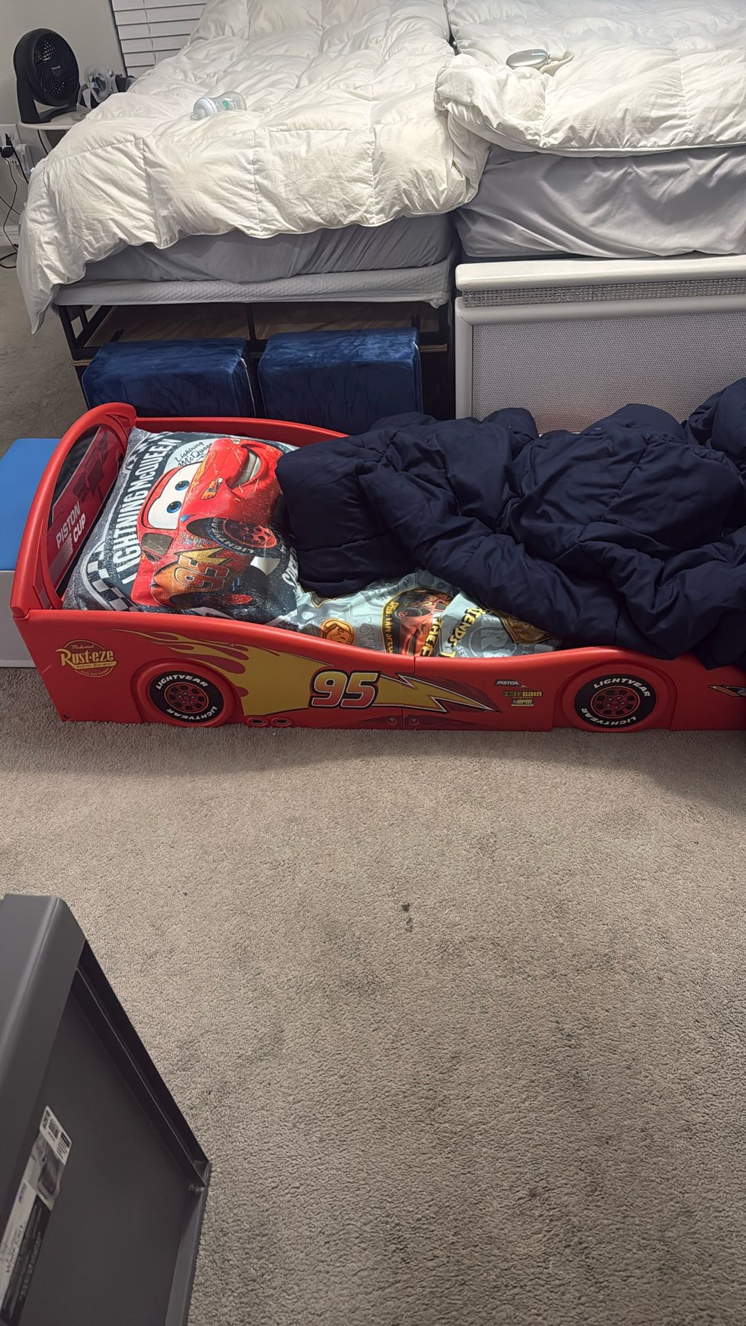 2 McQueen Bed With 2 Mattress