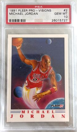 1991-92 Fleer Michael Jordan Pro Vision #2 PSA 10 GEM MINT
