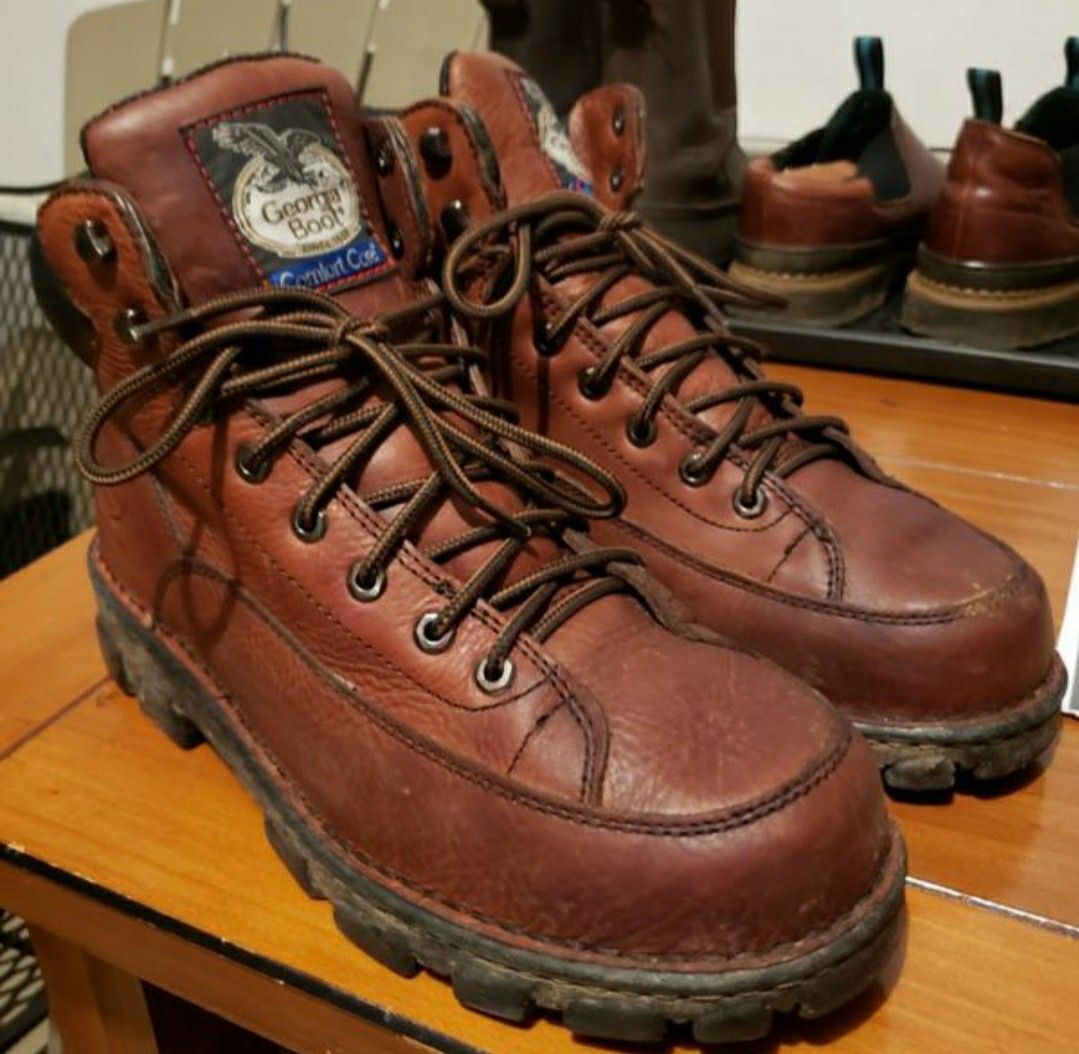 Size 11 Mens Georgian boot work Hunt Fishing boots wore 4 times