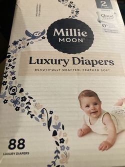 Millie Moon Luxury Diapers Size:2 9-18 Lbs.