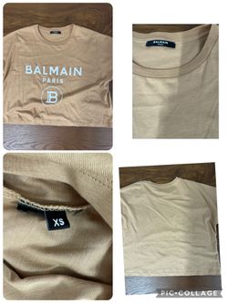 BALMAIN cropped T-shirt