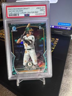 2023-2024 JACOB WILSON BOWMAN CHROME(DRAFT / TOP100) PSA