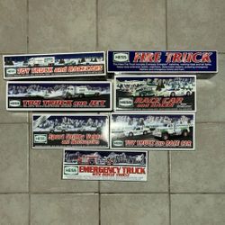 Entire Collection Of 7 Hess Trucks Brand New Inbox