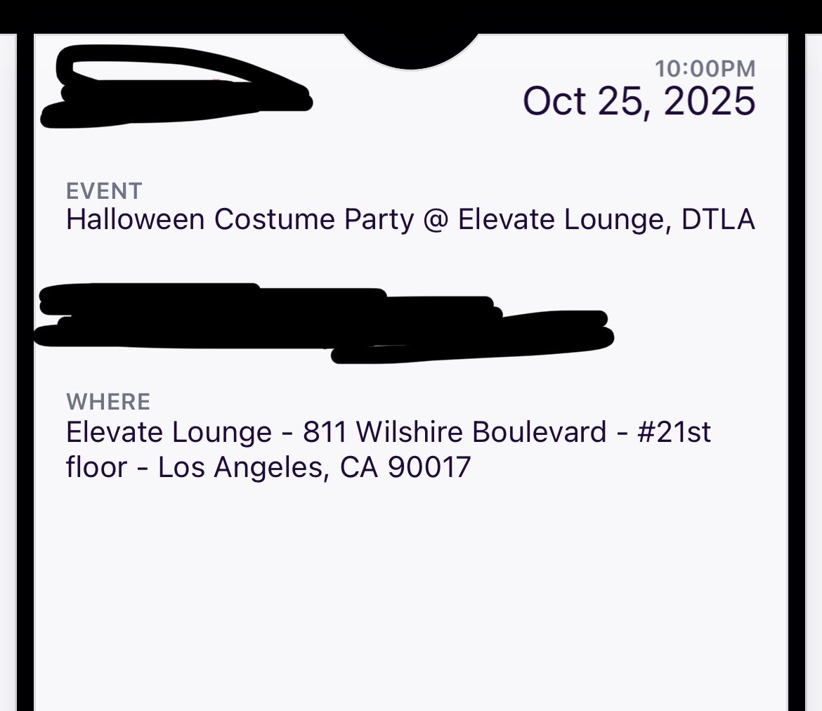 Halloween Costume Party 2 Tickets 