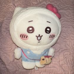 chiikawa hello kitty plushie