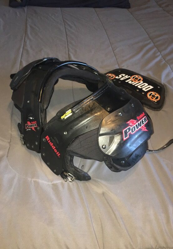 Riddell Power JPK Shoulder pads with Douglas Backplate