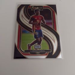 PANINI SELECT FIFA 2024-25 Lamine Yamal No. 190 Base