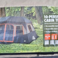 Ozark Trail 10 Person Instant Setup Tent w/ Bag - Used Once!