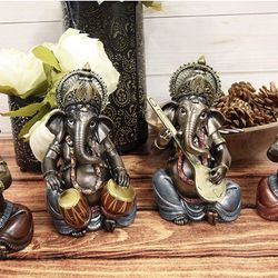 Ganesha Idols Playing Music