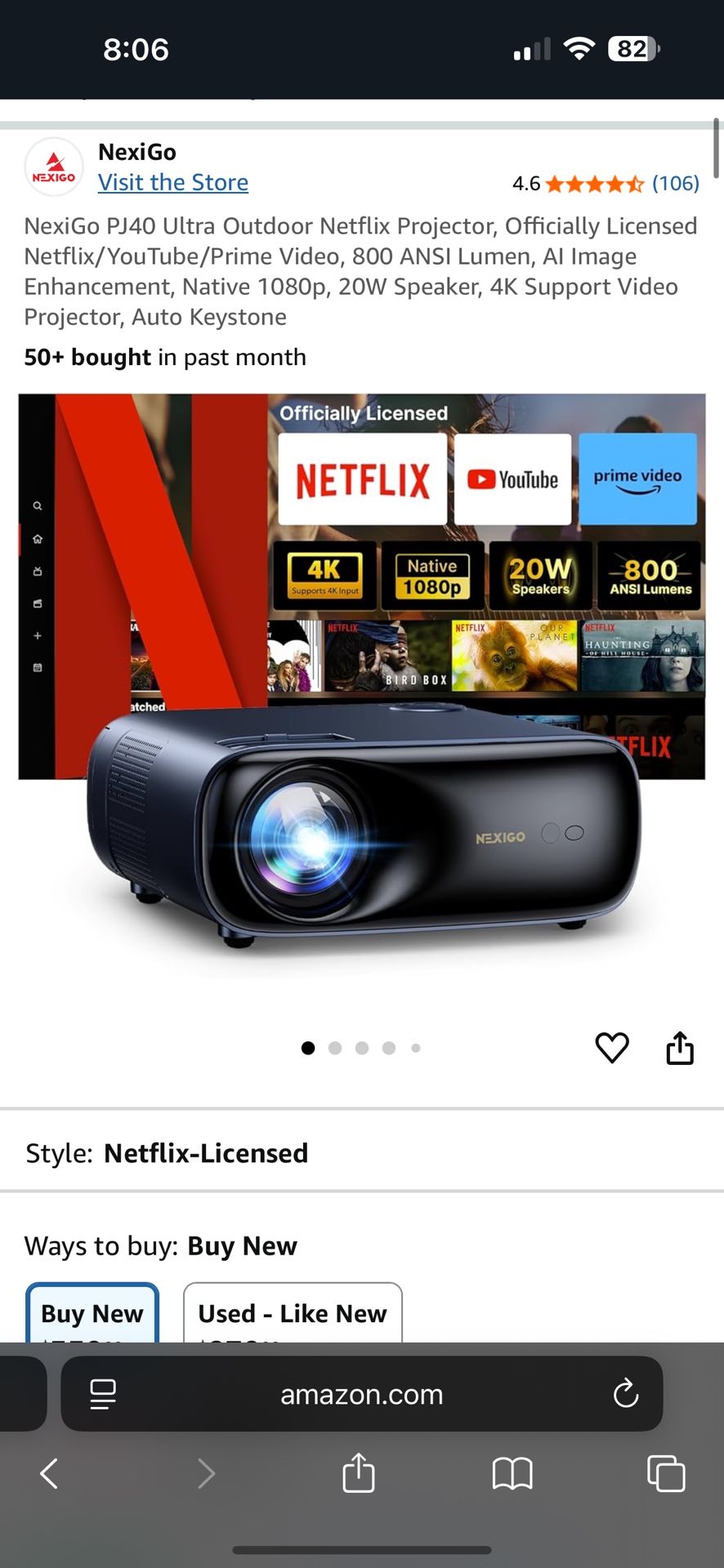 Outdoor Projector