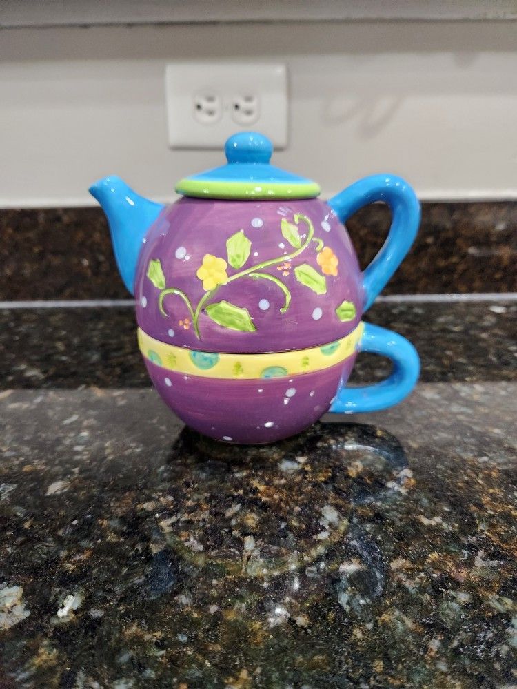 CERAMIC STACKABLE - TEA POT
