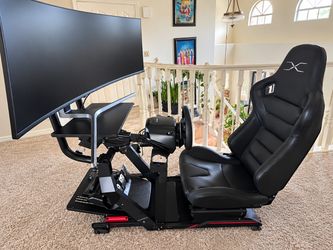 Complete Racing Simulator / Sim Racing Cockpit + Samsung 49” Ultrawide –