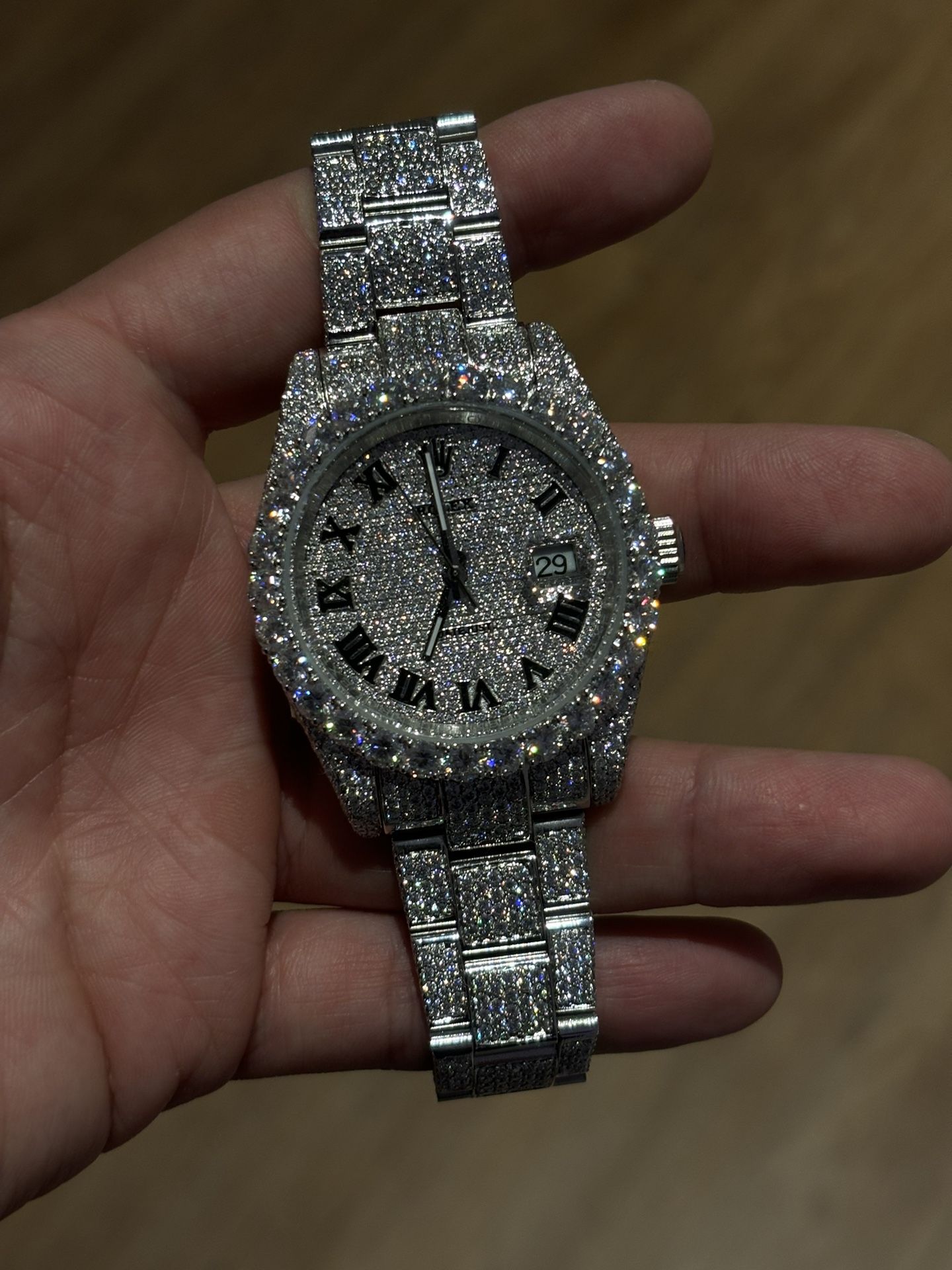 High Quality Rolex Datejust Moissanite