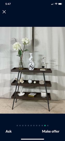 Multi-Purpose Rustic Industrial Shelf / Bookcase / Bookshelf
