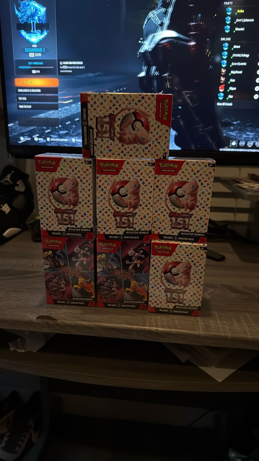 151 & Destined Rivals Booster Bundles