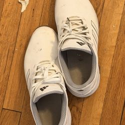 Adidas White Golf Shoes Size 12
