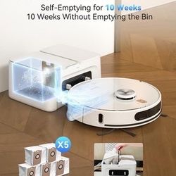 Brand New Tesvor S8 Max Robot Vacuum & Mop Self Emptying Station 8000Pa Suction