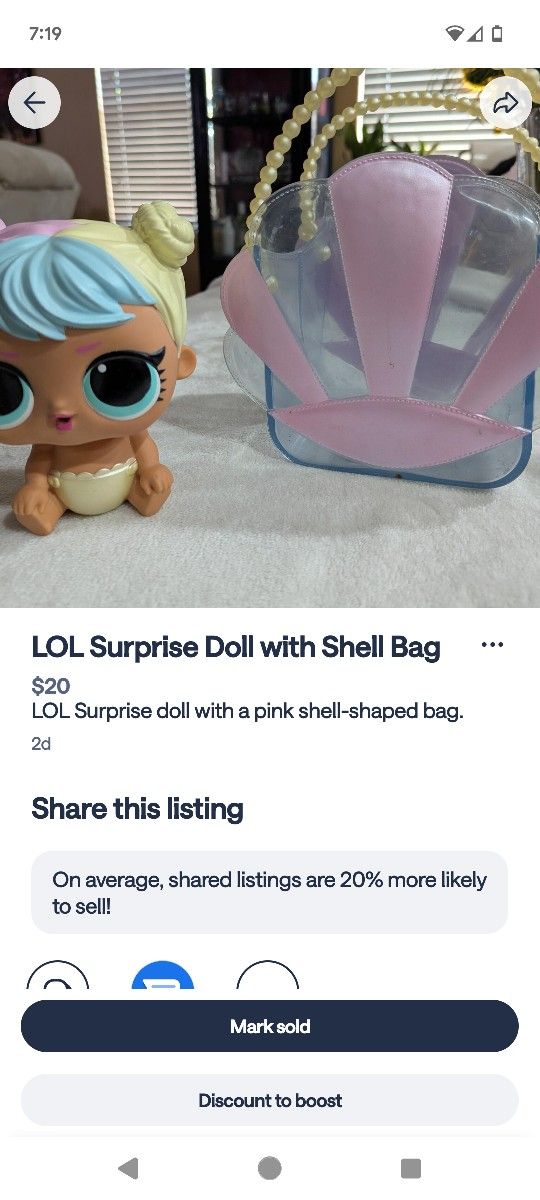 Lol Doll With Shell Bag