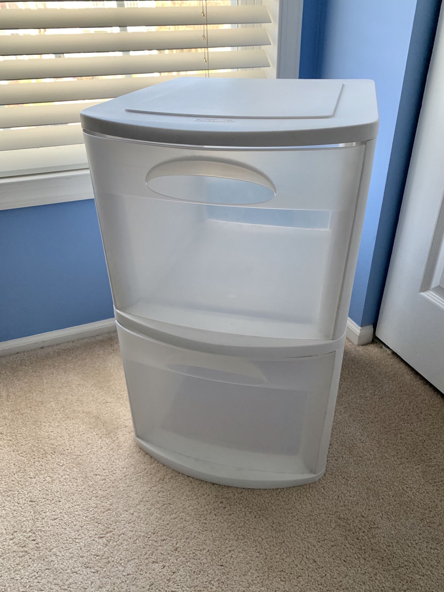 2 Drawers Storage Bin/Cart